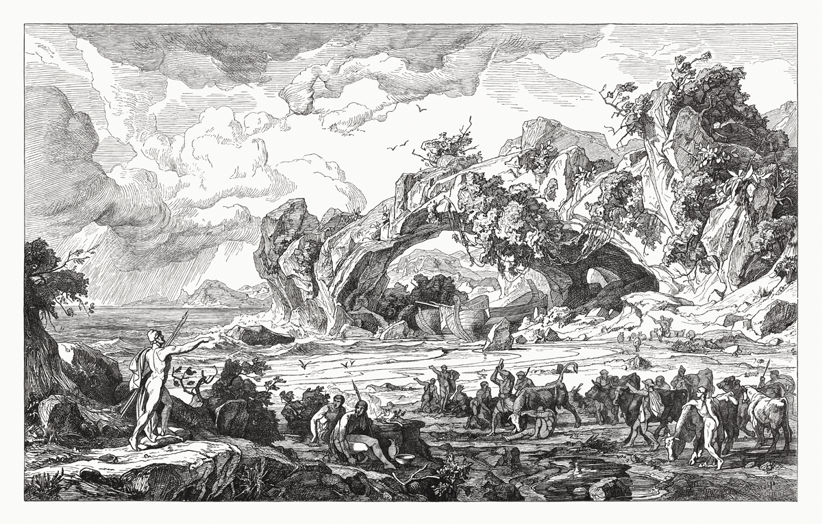 homer odyssey artist interpretation